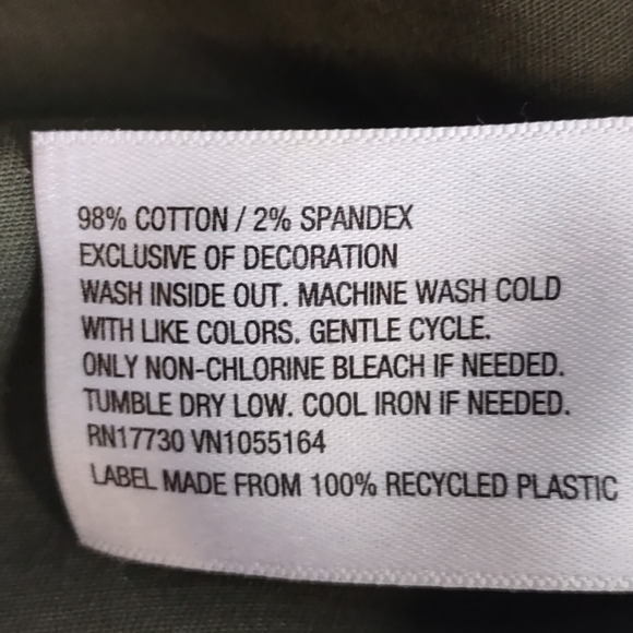 a new day Women's Military Green Embellished Pockets Jacket Size Medium - Picture 15 of 15